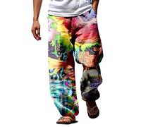 NQyIOS Boys Sweatpants Ladies Joggers Short Leg Length Pyjamas Bottoms for Men Mens Trousers Stretch Waist with Back Pocket Warm up Pants Men Men's Jeans Relaxed fit Stretch UK Size
