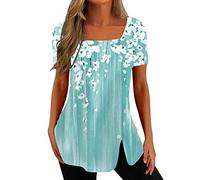 NQyIOS Ladies Summer Tops, Women Casual Blouse Plus Size T-Shirt Tops Ladies Tops Tunic Shirts Womens Chic Stripe Long Sleeve Turn-Down Collar Button Loose Top Shirts Blouse Clearance