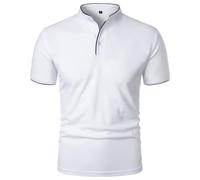NQyIOS Mens 1/4 Zip Short Sleeve Running Tops Lightweight Golf Sport Jogging Quick Dry Tops Shirts Men's Sport Shirts Swimming Shirts for Men Sleeveless 3XL Mens Tops Shirt (White, XXL)