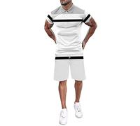 NQyIOS Mens Big and Tall Tracksuit Set Long Sleeve Beach V-Neck Button Down Shirts Summer Vacation Loose Yoga Pant with Pockets Leisure Outfits Lounge Wear Set