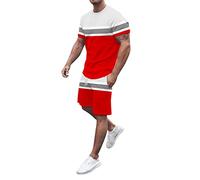 NQyIOS Men's Hawaiian Shirt and Short Sets Button Down Shirt Long Sleeve and Casual Beach Drawstring Waist Pants Summer Outfits Tropical Outfits Luxury Embroidered Suit