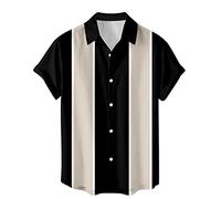 NQyIOS Mens Hawaiian Shirts 3D Print Casual Button Down Beach Holiday Aloha Short Sleeve Shirt Sales Clearance Mens Mexican Shirt B-White