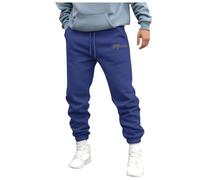 NQyIOS Men's Joggers Sweatpants Cargo Trousers Elasticated Waist Work Wear Cotton Straight Fit Combat Outdoor Pants Utility Pocket Sweat Pants Men Sports Chinos Trousers Men Regular Fit