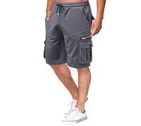 NQyIOS Men's Linerless Workout Shorts Gym Athletic Shorts with Zip Pockets Quick Dry Sport Workout Shorts for Men Mens Dress Slacks Expandable Waist Big and Tall Jogging Bottom Work Shorts Dark Gray