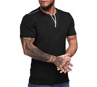 NQyIOS Men's Polo Shirts Summer Outdoor Casual Short Sleeves T-Shirt Quick Dry Golf Polo Shirt Shirt for Men Sales Clearance Polo T Shirts for Men UK Tops Black