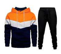 NQyIOS Mens Sport Short Sets Cotton Tracksuit Set with Hooded Jacket Jogging Tops Bottoms Tracksuit Set with Pockets Jogger Set Casual Sport Suit Christmas