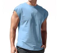 NQyIOS Mens Sport Tshirts Moisture Wicking Quick Dry Short Sleeve Tee Shirts Breathable Active Gym Running Tops Crew Neck Shirts Polo Shirt Mens Xmas Tops for Men Clearance (Light Blue, XXXXL)