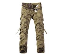 NQyIOS Men's Trousers Casual Cotton Pants Athletic Drawstring Jogger Sweatpants Trousers with Pockets Outdoor Jogging Workout Running Gym Regular Fit Sweat Cargo Pants Cotton Chinos Men