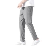 NQyIOS Men's Trousers Tracksuit Bottoms Trousers Casual Mens Joggers for Men UK Zip Pockets Elasticated Cuff Classic Jog Pants Jog Sweatpants Sports Joggers Thermal Pants for Men Cotton Chinos Men