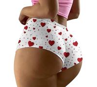 NQyIOS Pack of 10 Cotton Thong Women's Sexy Lingerie Briefs Tanga Hipster Underpants Thongs Set Underwear Comfortable Women Multicoloured S-XL Bra and Knickers Sets Women lace Underwear (White, S)