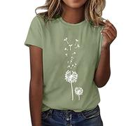 NQyIOS Summer Tops for Women Sale, Ladies Fashion Casual Plus Size Scenic Flowers Printing Round Neck T-Shirts, for Winter Christmas Valentine's Day Deals Black Vest Tops
