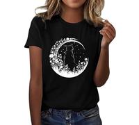 NQyIOS Valentine Tops for Women Valentines Day Hawaiian Shirt I Heart Shirts I Love My Boyfriend T Shirt Customise Matching Shirt Partner T-Shirt Ladies and Gentlemen Pullover (Black, L)