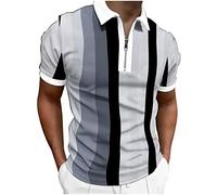 NQyIOS Vintage Summer Beach Shirts - Men's Graphic Compression Tops with V-Neck & Turtle Neck Collars - Short Sleeve Fishing Tees