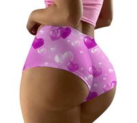 NQyIOS Women's Cotton Boxer Briefs 3" Inseam Ladies Safety Boxer Shorts Anti Chafing Boyshorts Panties 4 Pack Plus Size Knickers Underwear Women Cotton Pants for Women Multipack (L) Pink