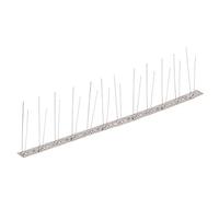 Nqyjm 20-Piece Pigeon Repellent Spikes Set Stainless Steel 10 m 2 Rows for Garden Patio