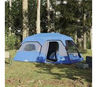 Nqyjm Family Tent 9-Person Blue Quick Release Waterproof Waterproof Camping Tent,Easy Set up,for Outdoor Garden Backpacking Hiking