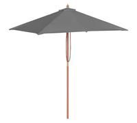 Nqyjm Garden Parasol with Anthracite Wooden Stick 150 x 200 cm Waterproof UV Protection for Patio, Outdoor, Poolside, Restaurant and Cafeteria