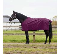 Nqyjm Horse Blanket 165 cm Polyester Fly Blanket Horse Breathable & Lightweight, Horse Blanket for Training, Stable & Transport without Neck Cover Purple