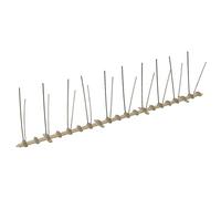Nqyjm Pack of 20 Bird Repellent Spikes Set 10 m Plastic 2 Rows for Garden Patio