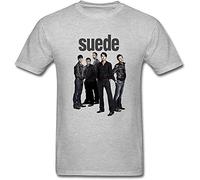 NR Men's Suede Band Logo T-Shirt White