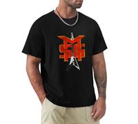 Nr Msg T-Shirt Michael Schenker Group Logo Retro Men Black