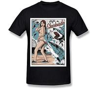 NR Short Sleeve Men's Sharknado Round Neck T-Shirt Black