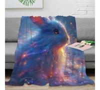 NRAOPEVVD 3D Printed Rabbit Blanket Fluffy Soft Cozy Super Soft Cozy Fuzzy Warm Throws with Anti-wrinkle/anti-tarnishing Lightweight for Bed And Sofa And Couch, Kids Adults 80x90inch(200x230cm)