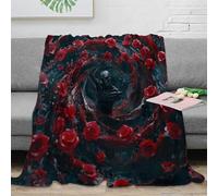 NRAOPEVVD 3D Printed Skull Blanket Soft And Warm Super Soft Cozy Fuzzy Warm Throws with Anti-wrinkle/anti-tarnishing Lightweight for Sofa Bed Decor Bedroom Decor 50x60inch(127x152cm)