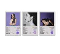 NRAPTBEON 3 PCS Olivia Poster Rodrigo Singer Music Album Cover Wall Art Canvas Posters Room Decorative Aesthetic Print Decor 08x12inch(20x30cm)-3pcs Style