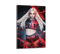 NRBCZZNZ Liv Morgan Poster_auto_x2 Canvas Wall Art Decor Living Room Modern Family Bedroom 20x30inch(50x75cm) Frame-style