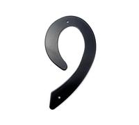 NRBMZYEN House Numbers 1pc 101mm Metal House Number Black Aluminum Alloy Number Letter Door Number Mailbox Address Sign Outdoor House Number(Color 10)
