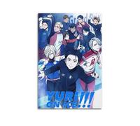 NRCKMIHRAE Anime TV Show Yuri on Ice Poster Poster Decorative Painting Canvas Wall Posters And Art Picture Print Modern Family Bedroom Decor Posters 16x24inch(40x60cm)