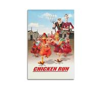 NRCKMIHRAE Chicken Run Cartoon Movie Poster Poster Decorative Painting Canvas Wall Posters And Art Picture Print Modern Family Bedroom Decor Posters 08x12inch(20x30cm)