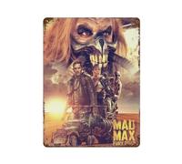 NRCKMIHRAE Movie Mad Max Fury Road Poster Wall Decor Art Metal Tin Poster Modern Home Decor Art Metal Poster Home Bar Shop Decorations Vintage Sign Gift 15.7"x11.8"