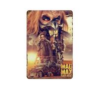 NRCKMIHRAE Movie Mad Max Fury Road Poster Wall Decor Art Metal Tin Poster Modern Home Decor Art Metal Poster Home Bar Shop Decorations Vintage Sign Gift 11.8"x7.9"