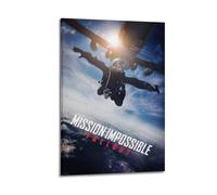 NRCKMIHRAE Movie Poster Mission Impossible 6 Poster Decorative Painting Canvas Wall Posters And Art Picture Print Modern Family Bedroom Decor Posters 08x12inch(20x30cm)