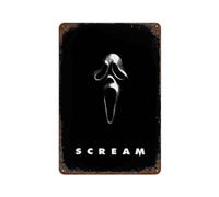 NRCKMIHRAE Movie Scream 2 Poster Wall Decor Art Metal Tin Poster Modern Home Decor Art Metal Poster Home Bar Shop Decorations Vintage Sign Gift 11.8"x7.9"