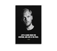 NRCKMIHRAE Music Producer Avicii Poster Poster Decorative Painting Canvas Wall Posters And Art Picture Print Modern Family Bedroom Decor Posters 08x12inch(20x30cm)