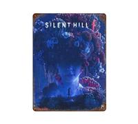 NRCKMIHRAE Silent Hill F Game Poster Wall Decor Art Metal Tin Poster Modern Home Decor Art Metal Poster Home Bar Shop Decorations Vintage Sign Gift 15.7"x11.8"