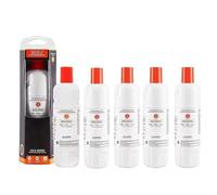 NRDHGS 1-5 pcs Everydrop EDR2RXD1 Refrigerator Filter Element - Compatible with Whirlpool Ice Water Filter 2, Everydrop Element W10413645A, WRF989SDAB, High Efficiency Filtration(5psc)