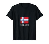 NØRDIC Nordic Flag Minimalist T-Shirt