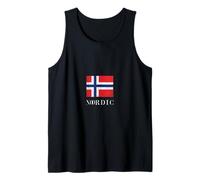 NØRDIC Nordic Flag Minimalist Tank Top