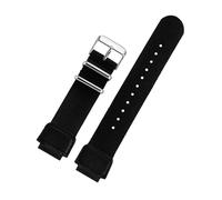 NRERDMT Compatible With Casio 3299 AE-1200 1100 A158/159 Student Electronic Watch Durable Wear-Resistant Nylon Watch Strap 18mm Black Army Green(Noir)