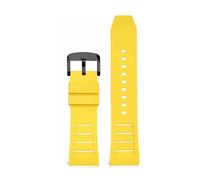 NRERDMT Compatible With Casio GA-2000/2200/2300 Men's Watch Band PRG-600 Fuoro Rubber Watch Band 24mm Black/Orange/Blue/Green/Yellow(Yellow bk)