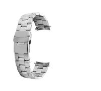 NRERDMT Curved Steel Bracelet 4369 Solid Stainless Steel Metal Watch Strap Compatible With Casio E-F527D-1AV Men's Stainless Steel Watch Chain 22mm