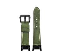 NRERDMT Retro Leather Watchband Compatible With Casio 5713 GWG-B1000-1A4 Big Mud King Third Generation Matte Bracelet Modified Watch Strap(A army green black)