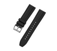 NRERDMT Silicone Strap 20mm 22mm 24mm 26mm Rubber Watch Band Compatible With Rolex Compatible With Seiko Bracelet Quick Release Waterproof Universal Wristband(Noir,26mm)