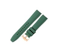 NRERDMT Silicone Watch Accessories Compatible With Omega And Swatch Collaboration Watchband MoonSwatch Series 20mm Black Dark-Blue White Brown Strap(Dark Green-RS-K14,20mm)