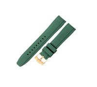 NRERDMT Silicone Watch Accessories Compatible With Omega And Swatch Collaboration Watchband MoonSwatch Series 20mm Black Dark-Blue White Brown Strap(Dark Green-GD-K14,20mm)
