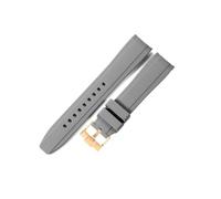 NRERDMT Silicone Watch Accessories Compatible With Omega And Swatch Collaboration Watchband MoonSwatch Series 20mm Black Dark-Blue White Brown Strap(Gray-GD-K14,22mm)